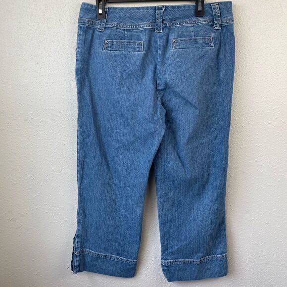 Charter Club Classic Fit Cropped Denim Pants Size 10 EUC - Picture 4 of 6